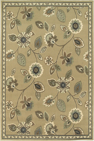 Oriental Weavers Brentwood 501J9 Stone/Blue Area Rug main image