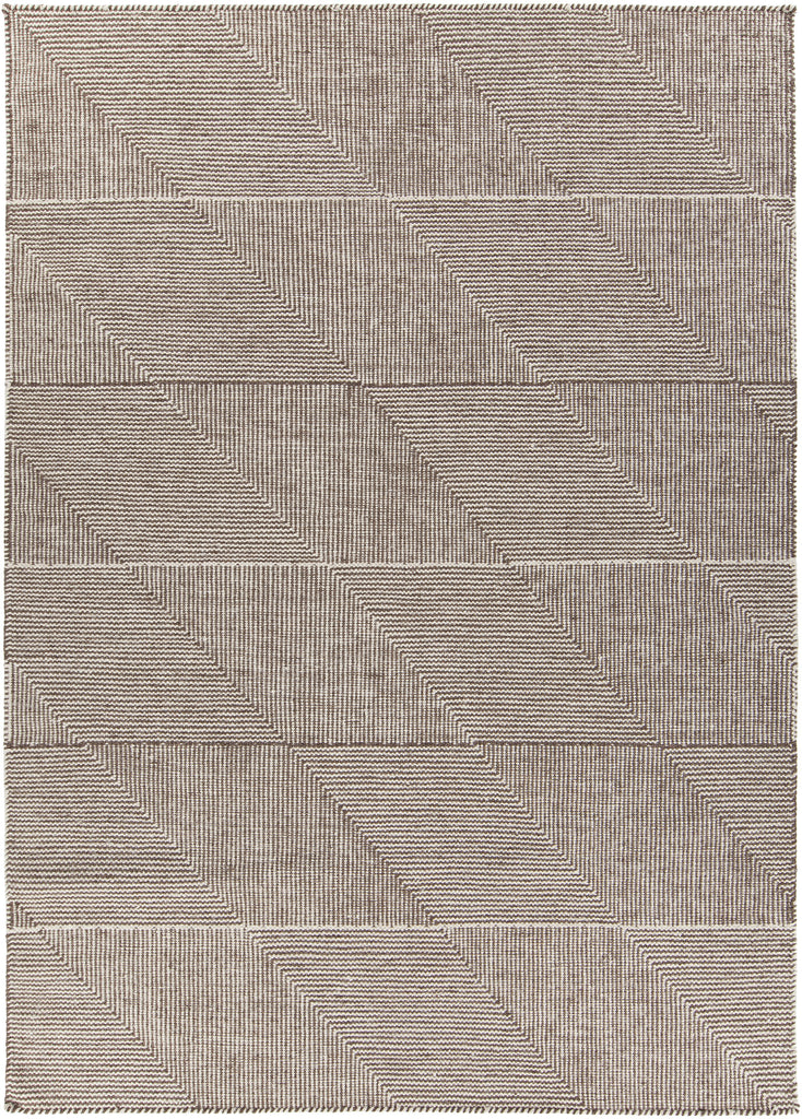 Chandra Bristol BRI-35808 Brown/White Area Rug main image