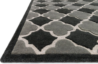 Loloi Brighton BT-05 Black / Grey Area Rug Corner Shot