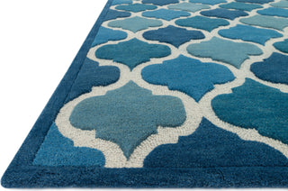 Loloi Brighton BT-07 Cobalt Blue Area Rug Corner Shot