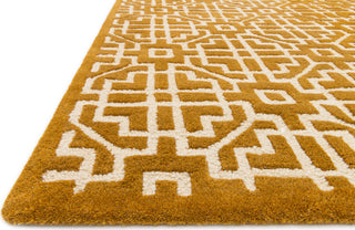 Loloi Brighton BT-10 Gold Area Rug Corner Shot