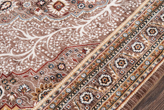 Momeni Brighton BR-01 Brown Area Rug Close up