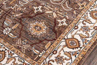 Momeni Brighton BR-02 Brown Area Rug Close up