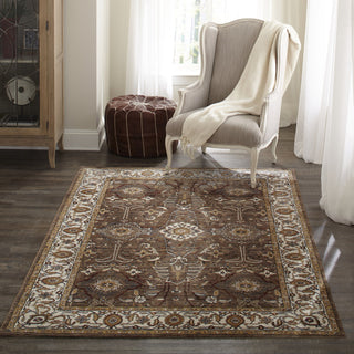 Momeni Brighton BR-02 Brown Area Rug Room Image Feature