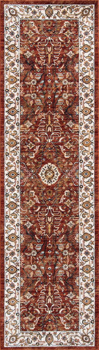 Momeni Brighton BR-02 Rust Area Rug Runner Image