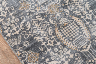 Momeni Brighton BR-06 Grey Area Rug Close up