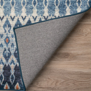 Dalyn Brisbane BR1 Indigo Area Rug Backing Image