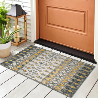 Dalyn Brisbane BR1 Pewter Area Rug Room Image Feature