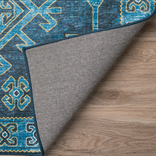 Dalyn Brisbane BR2 Navy Area Rug Backing Image