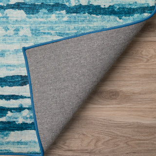 Dalyn Brisbane BR4 Sky Area Rug Backing Image