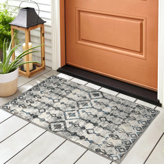 Dalyn Brisbane BR8 Silver Area Rug Room Image Feature