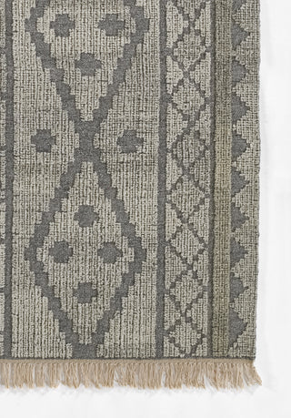 Momeni Bristol BRS-1 Grey Area Rug Corner Image