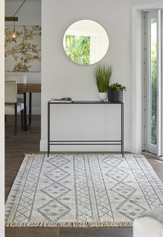 Momeni Bristol BRS-1 Grey Area Rug Lifestyle Image Feature