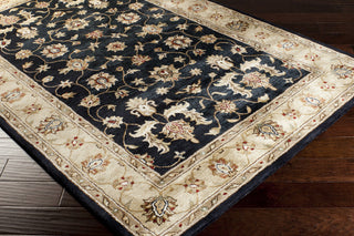 Surya Brilliance BRL-2001 Navy Hand Tufted Area Rug 5x8 Corner