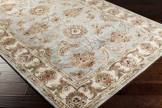 Surya Brilliance BRL-2002 Slate Hand Tufted Area Rug 5x8 Corner