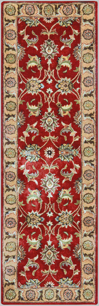 Surya Brilliance BRL-2003 Burgundy Area Rug 2'6'' x 8' Runner