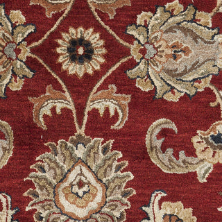 Surya Brilliance BRL-2003 Burgundy Hand Tufted Area Rug Sample Swatch