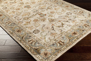 Surya Brilliance BRL-2004 Light Gray Hand Tufted Area Rug 5x8 Corner