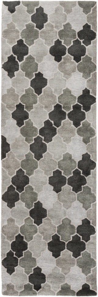 Surya Brilliance BRL-2015 Silver Gray Area Rug 2'6'' X 8' Runner