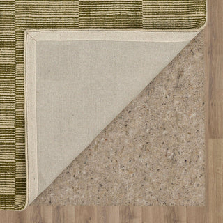 Karastan Broken Stripe Moss Area Rug by Bobby Berk Back Image