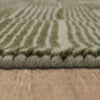 Karastan Broken Stripe Moss Area Rug by Bobby Berk Detail Image