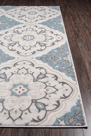 Momeni Brooklyn Heights BH-01 Ivory Area Rug Corner Image