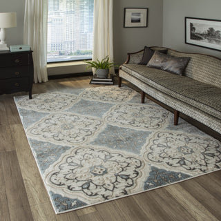 Momeni Brooklyn Heights BH-01 Ivory Area Rug Room Image Feature