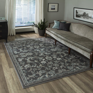 Momeni Brooklyn Heights BH-05 Grey Area Rug Room Image Feature