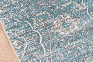 Momeni Brooklyn Heights BH-07 Blue Area Rug Close up