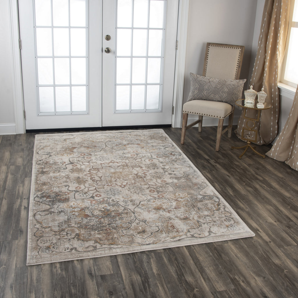Rizzy Bristol BRS102 Beige/Copper Area Rug Room Image Feature
