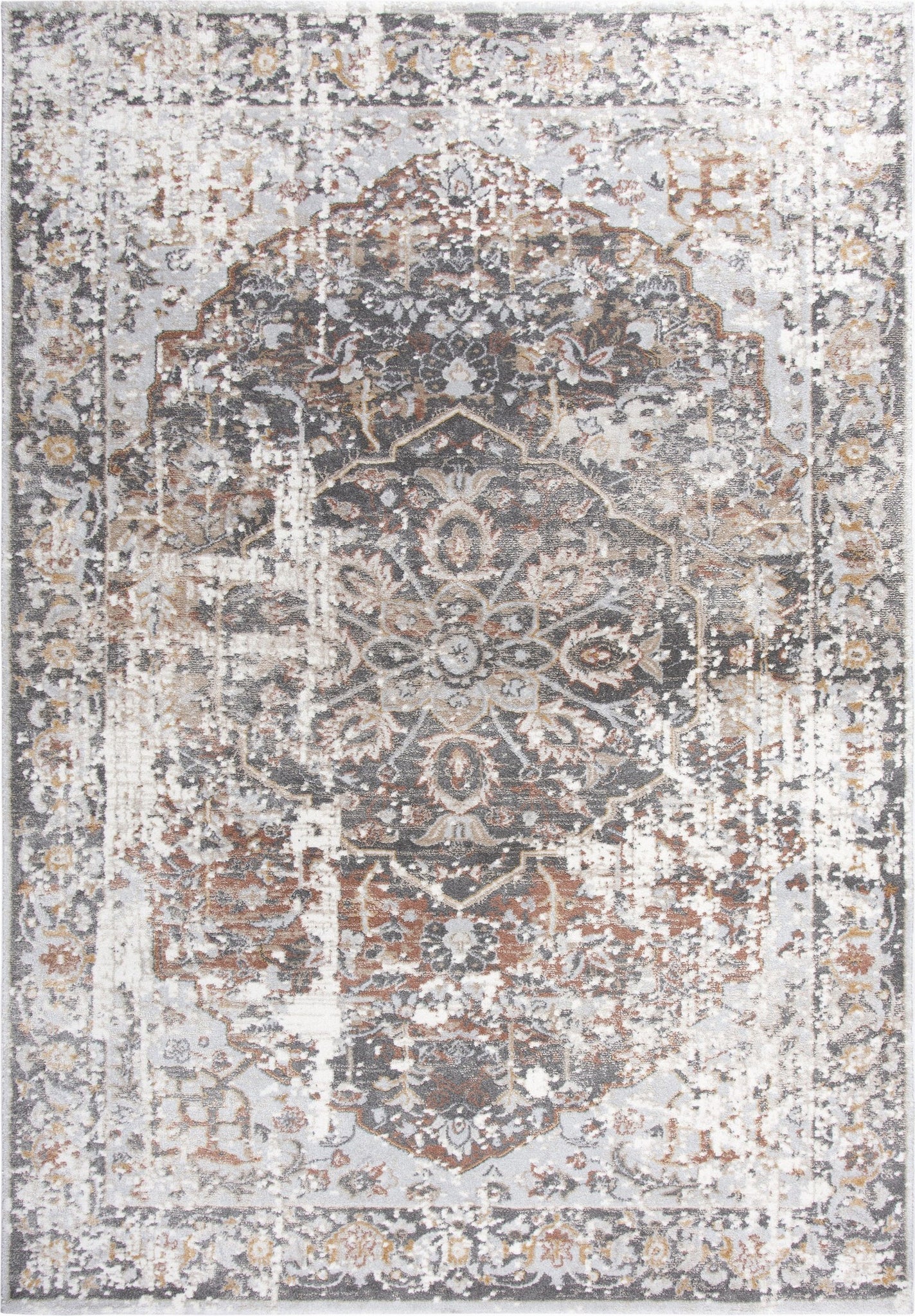 Rizzy Bristol BRS103 Beige/Copper Area Rug main image