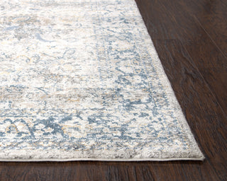 Rizzy Bristol BRS105 Beige/Blue Area Rug Corner Image