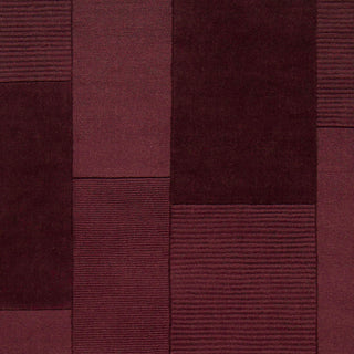 Surya Bristol BRT-2924 Burgundy Hand Loomed Area Rug Sample Swatch