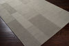 Surya Bristol BRT-2925 Light Gray Hand Loomed Area Rug 5x8 Corner