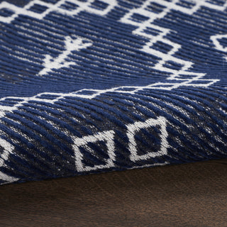 Nourison Brixton BRX01 Navy Area Rug T' R