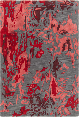 Chandra Brynn BRY-42700 Red/Charcoal Area Rug main image