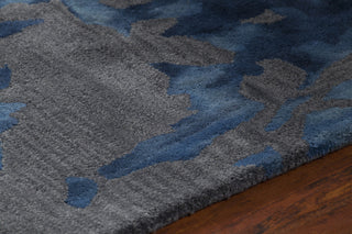 Chandra Brynn BRY-42702 Blue/Grey Area Rug Detail