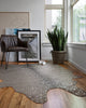 Loloi Bryce BZ-03 Graphite/Silver Area Rug Room Scene 3