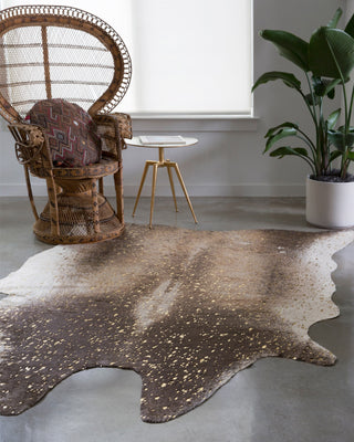 Loloi Bryce BZ-04 Mocha/Gold Area Rug Room Scene 2