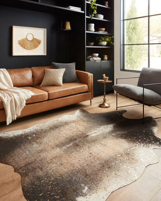 Loloi II Bryce BZ-04 Mocha/Gold Area Rug Lifestyle Image