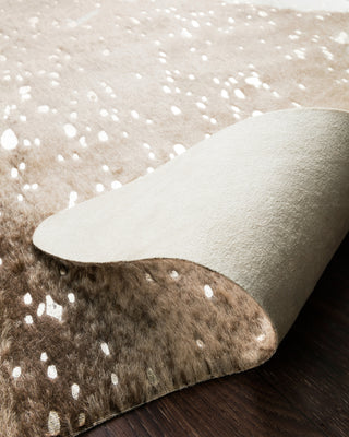 Loloi II Bryce BZ-06 Taupe/Champagne Area Rug Backing Image