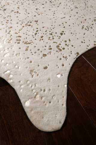 Loloi II Bryce BZ-08 Ivory/Champagne Area Rug Corner Image