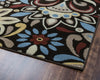 Rizzy Bay Side BS3572 multi Area Rug Corner Shot