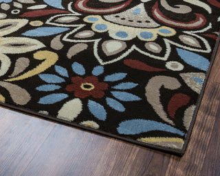 Rizzy Bay Side BS3572 multi Area Rug Corner Shot
