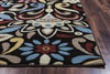 Rizzy Bay Side BS3572 multi Area Rug Edge Shot