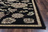 Rizzy Bay Side BS3581 Black Area Rug Edge Shot