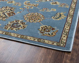 Rizzy Bay Side BS3582 Blue Area Rug Corner Shot