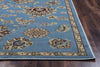 Rizzy Bay Side BS3582 Blue Area Rug Edge Shot