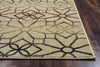 Rizzy Bay Side BS3590 khaki Area Rug Edge Shot
