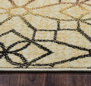Rizzy Bay Side BS3590 khaki Area Rug Close Shot